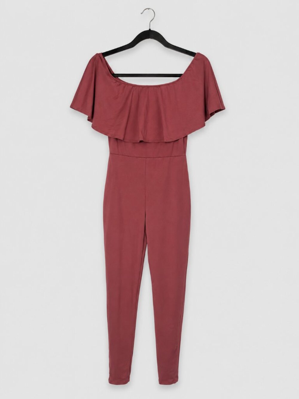 Fashion Nova Off-the-Shoulder Ruffle Jumpsuit